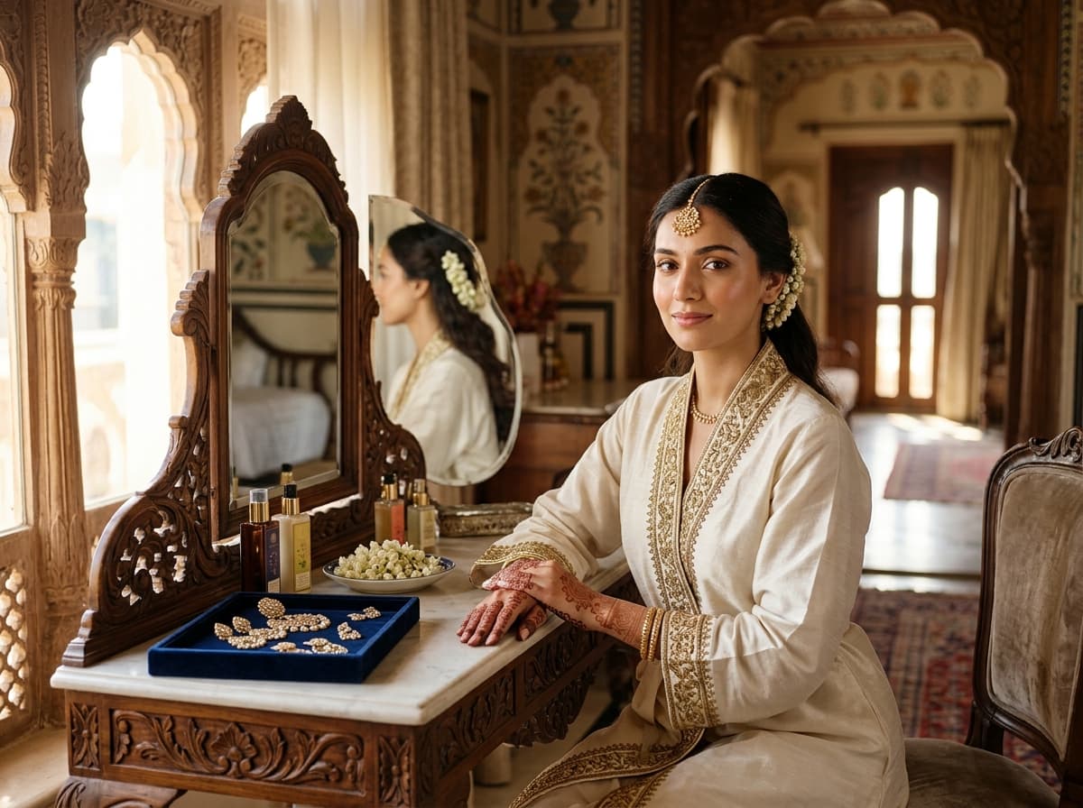 Indian Bridal Luxe Prep - pre-wedding skincare, styling, and composure suite