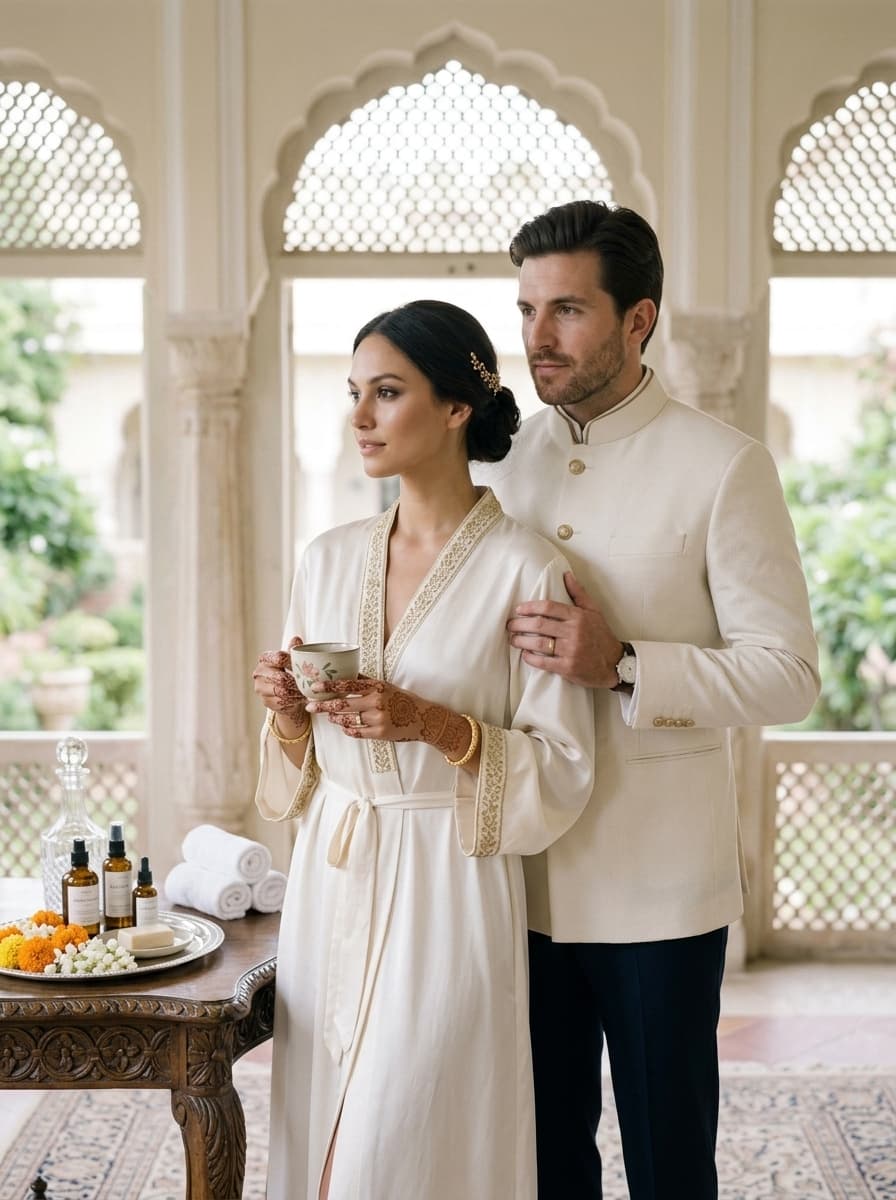 Bridal & Groom Luxe Prep - pre-wedding wellness, skincare, styling, and composure consultation